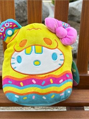 Squishmallows Hello Kitty and Friends Kaiju Plush Donut Sanrio Kellytoy Kawaii